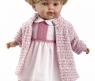 Мягкая кукла Elegance в розовой одежде, с соской (звук), 42 см