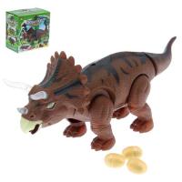 Интерактивная игрушка Dinosaur World - Трицератопс (свет,звук)
