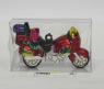 Новогодняя фигурная игрушка "Ретро-мотоцикл", 11.5 см