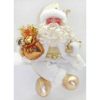 Кукла "Дед Мороз", золотистый, 43 см