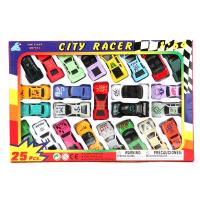 Набор из 25 спортивных машин City Racer, 1:64