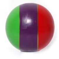 Лакированый мяч "Полоса", 12.5 см