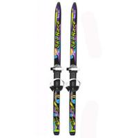 Лыжи "Ski Race" с палками, черные, 120/95
