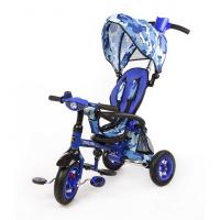 Складной трехколесный велосипед Junior-2 - Army, синий