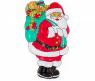 Новогоднее панно "Дед мороз с мешком подарков", 52 х 30 см