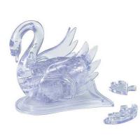 Кристальный 3D-пазл "Лебедь", 44 элемента