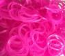Набор резинок для плетения браслетов, красно-фиолетовый