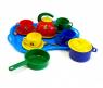Набор игрушечной посуды "Маринка № 7" с разносом, 16 предметов