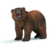 Фигурка Wild Life - Медведь гризли, длина 11.5 см