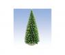 Искусственная новогодняя конусообразная елка с блестящим инеем, 25 см