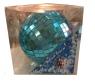 Зеркальный шар, бирюзовый, 12 см