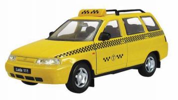 Коллекционная модель автомобиля "Лада 111" - Такси, 1:36
