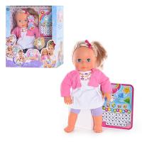 Кукла Мила с обучающим планшетом (4 функции)