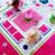 Детский игровой 3D-ковер "Домик", розовый, 100 х 200 см