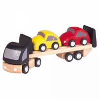 Деревянная игрушка "Город" - Автовоз с машинками
