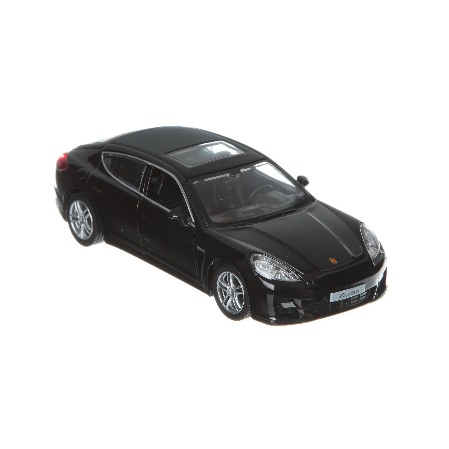 Коллекционная модель автомобиля Porsche Panamera Turbo, черная, 1:32