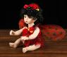 Керамическая коллекционная кукла "Малышка Божья коровка", 24 см