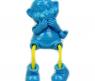 Магнит "Забавная обезьянка", голубая, 7 см
