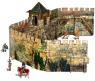 Сборная модель из картона "Средневековый город" - Крепостная стена