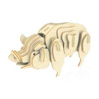 Сборная деревянная модель "Свинья", серия М