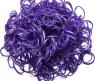 Резиночки для плетения браслетов Rainbow Loom, фиолетовый металлик