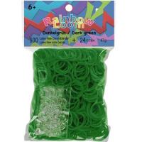 Набор резинок для плетения браслетов, зеленый