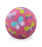 Мяч "Бабочки", розовый, 18 см