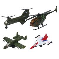 Игровой набор "Военная техника" - Самолеты и вертолеты, 4 предмета
