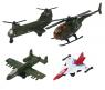Игровой набор "Военная техника" - Самолеты и вертолеты, 4 предмета