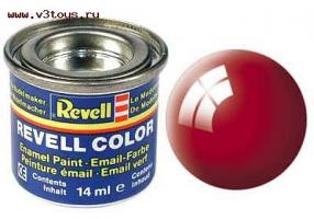 Эмалевая глянцевая краска Revell Color, огненно-красная
