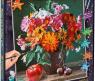 Раскраска по номерам "Осенняя импрессия" на картоне, 40 х 50 см
