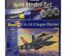 Подарочный набор со сборной моделью истребителя F/A-18E Super Hornet, 1:144