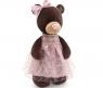 Мягкая игрушка Choco&Milk - Медведица в платье с блестками, 30 см