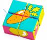 Набор кубиков "Собери картинку" - Ягоды, фрукты, овощи