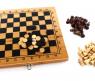 Настольная игра 3 в 1 "Шахматы, шашки, нарды", 34 х 34 см