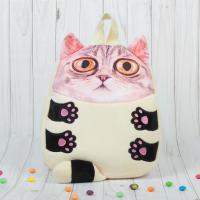 Мягкий рюкзак-игрушка "Большеглазый котик"