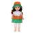 Озвученная кукла "Герда 1", в зелено-оранжевом, 38 см