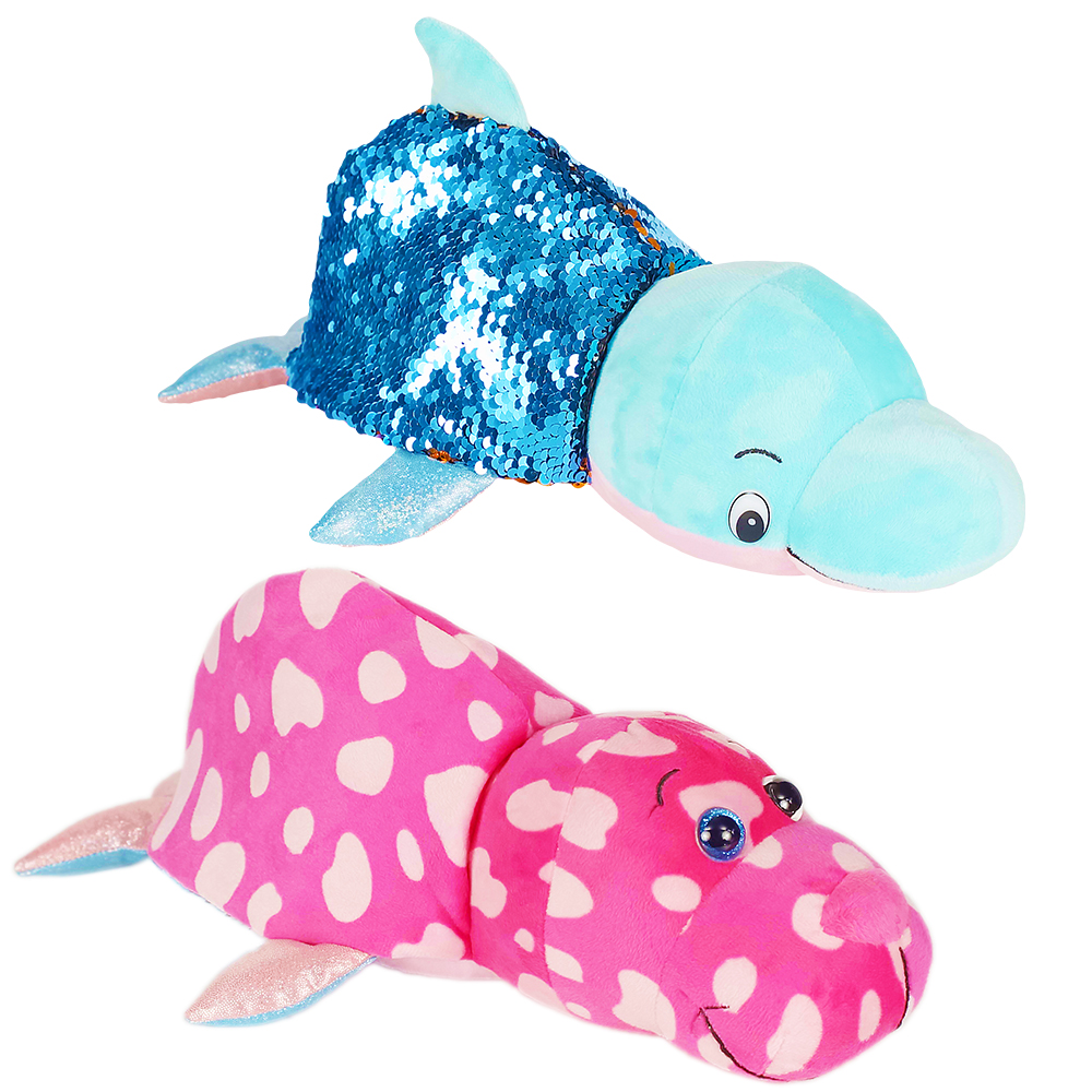 Мягкая игрушка Моржик-Голубой дельфин 