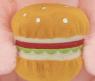 Мягкая игрушка "Поросенок Обжора" с гамбургером, 23 см