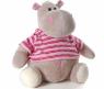 Мягкая игрушка "Бегемот Жорик", в розовой футболке, 75 см