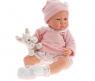 Кукла-младенец "Бернардита в розовом" (звук), 52 см
