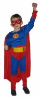 Костюм "Супермен" с мускулатурой, 7-10 лет