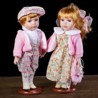 Набор из 2 коллекционных кукол "Парочка губки бантиком" - Милана и Марк, 30 см