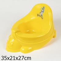Горшок-игрушка (микс 2), темно-желтый