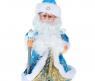 Фигурка "Дед Мороз" в голубой шубе, с посохом (звук), 29 см
