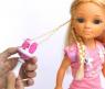Кукла Нэнси "Плетение косичек", в розовом