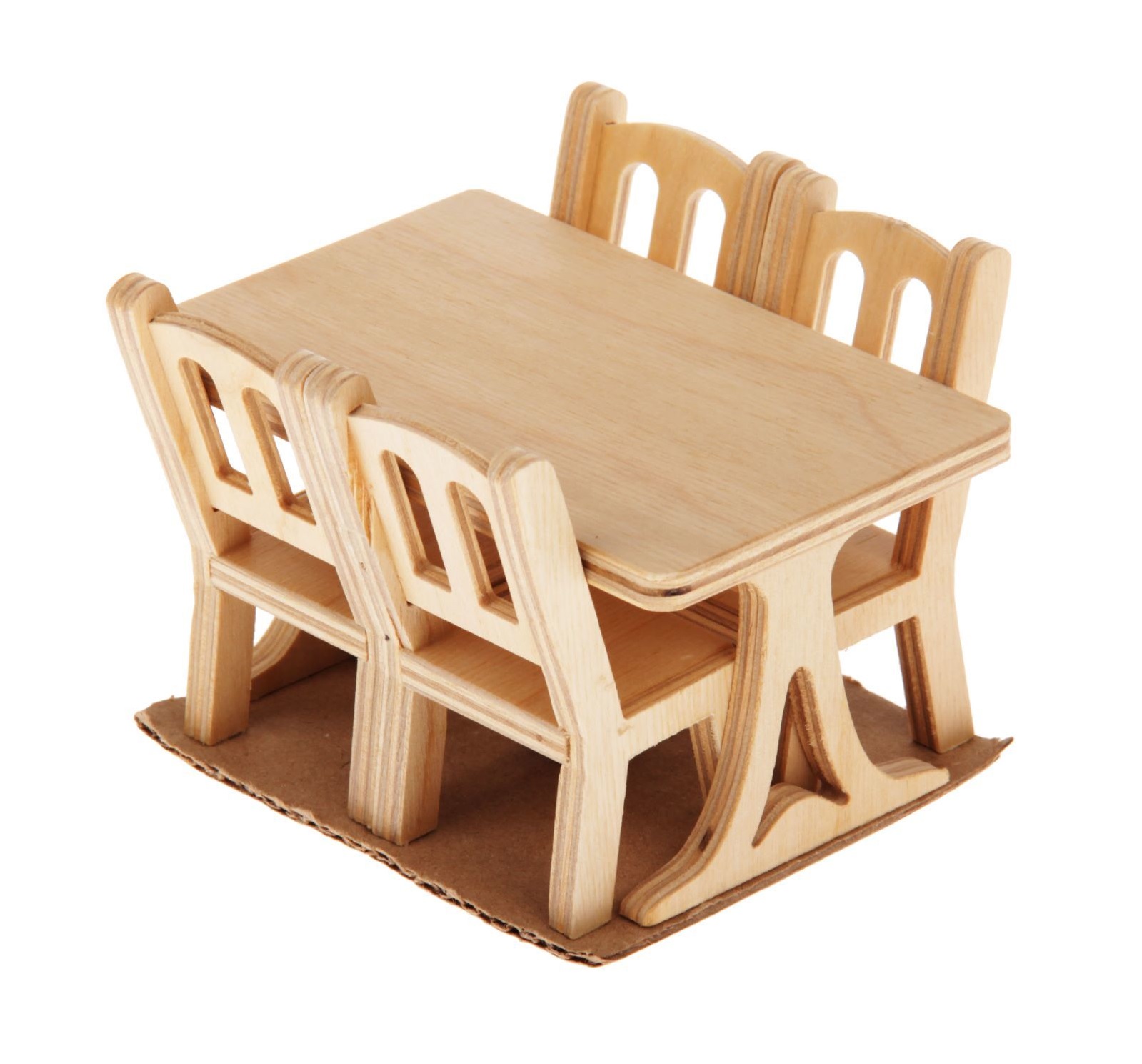 деревянный столик для кукол