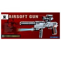 Детский пистолет Airsoft Gun с лазерным прицелом и фонарем
