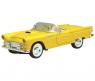 Коллекционный автомобиль Ford Thunderbird 1956, желтый, 1:24