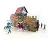 Сборная модель из картона "Средневековый город" - Дом у стены
